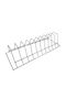 Marmouris Schrank-Geschirrständer Metallisch 90cm Silber