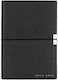 Hugo Boss Elegance Storyline Notebook 80 Sheets A6 Ruled with Elastic Black