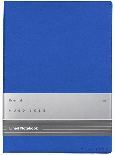 Boss Essential Storyline Notebook 80 Sheets A5 Ruled Blue