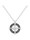 Rosso Amante Steel Necklace Black