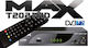 MAX T2021 Ψηφιακός Δέκτης Mpeg-4 Full HD (1080p) με Λειτουργία PVR (Εγγραφή σε USB) Σύνδεσεις HDMI / USB