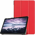 Tri-Fold Flip Cover Piele artificială Roșu (iPad mini 2021)