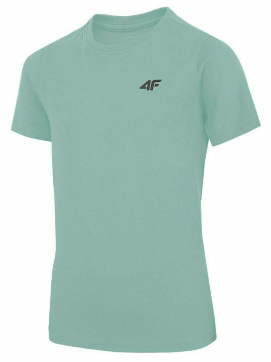 4F Παιδικό T-shirt Τιρκουάζ