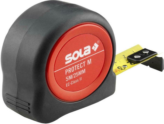 Sola Maßband mit automatischem Rücklauf und Magnet 25mm x 5m