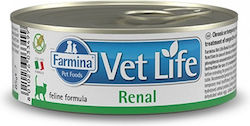 Farmina Vet Life Renal Hrana umeda pentru pisici adulte in Poate cu Pui / Sardină 85gr 12buc