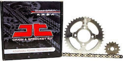 JT Sprockets Kette & Ritzel-Kit (12-42-420HPGB) für Honda GLX