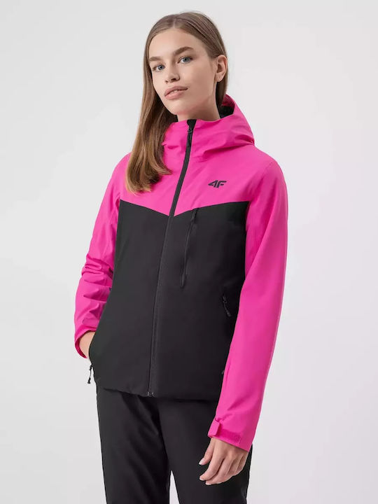 4F Women's Ski & Snowboard Jacket Black H4Z21-KUDN002-54S