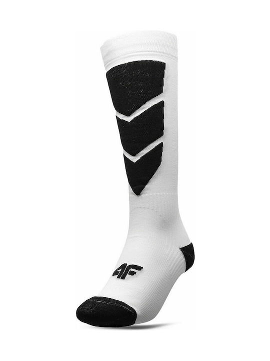4F Ski & Snowboard Socks White 1 Pair