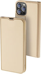 Dux Ducis Skin Pro Book Δερματίνης Χρυσό (iPhone 13 Pro)