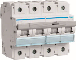 Hager Automatic Circuit Breaker 100A Four-Poles AC