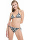 Sania Bikini Slip with Ties Black