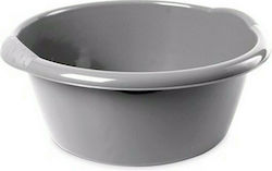 Hega Hogar Basin Round 32x32x12.5cm. Capacity 6lt Gray