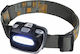 HAMA Stirnlampe LED mit maximaler Helligkeit 110lm Schwarz