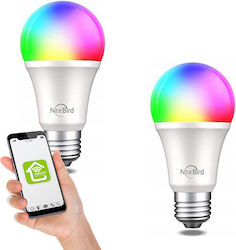 Gosund WB4 Smart LED-Lampen 8W für Fassung E27 und Form A60 RGBW 800lm Dimmbar 2Stück
