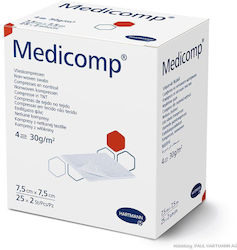 Hartmann Medicomp Extra 6 Ply Γάζα 7.5x7.5cm Hartmann Medicomp Extra 6 Ply Γάζα 7.5x7.5cm