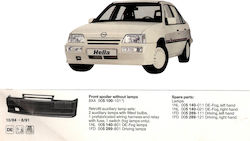Hella Spoiler Αυτοκινήτου Μπροστά Συμβατό με Opel Kadett E 1984-1991
