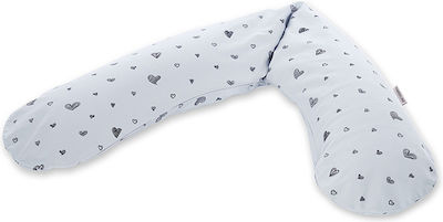 Theraline Nursing Pillow Cover Sweetheart Gray 190cm