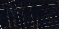 Karag Forest Πλακάκι Δαπέδου Εσωτερικού Χώρου Πορσελανάτο Ματ 120x60cm Black Meridien