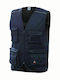 Siggi Chrome Vest Arbeitsweste Blau 20GT0147-4007