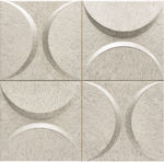 Karag Eclipse Floor / Kitchen Wall / Bathroom Matte Ceramic Tile 33x33cm Zinc