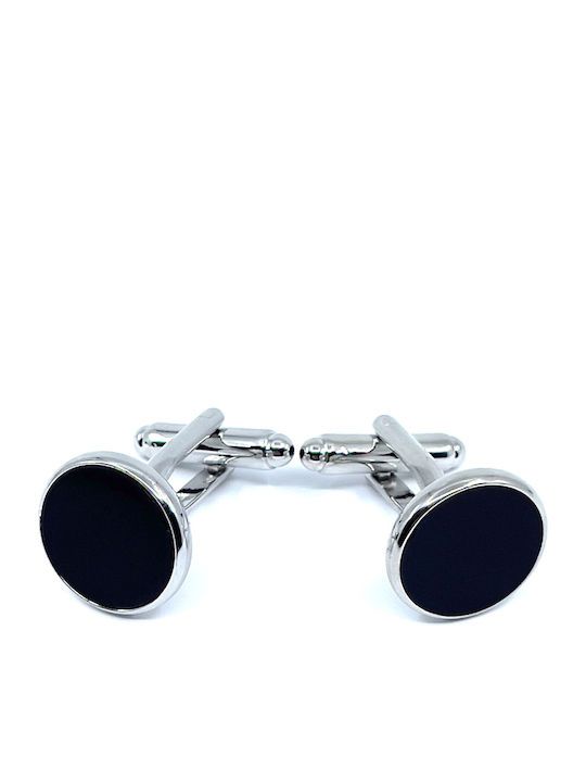 Legend Accessories Butoni din Argint de culoare Negru