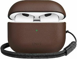 Uniq Terra Hülle Leder in Braun Farbe für Apple AirPods 3