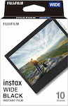 Fujifilm Color Instax Wide Black Instant Φιλμ (10 Exposures)