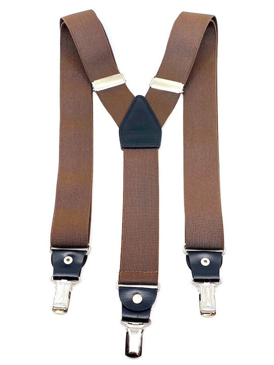 Legend Accessories Тиранти Монохромен Кафяв