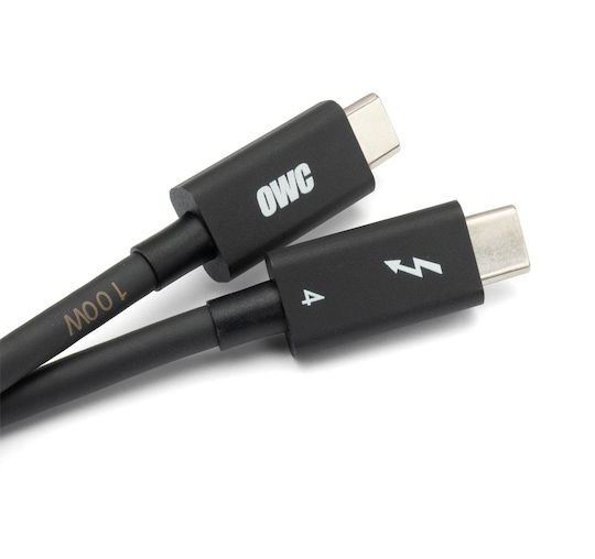 OWC Thunderbolt 4 Kabel Schwarz 1m (OWCCBLTB4C1.0M)