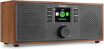 Audizio Rimini Tabletop Radio Electric with Bluetooth Brown