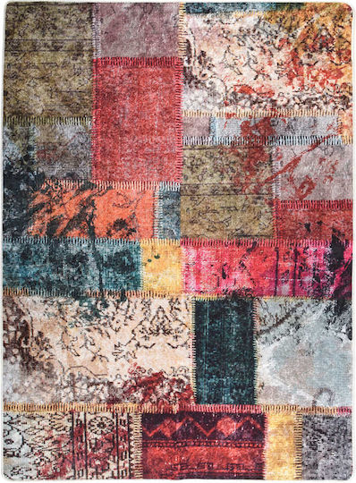 vidaXL Anti-slip Rug Rectangular Multicolour
