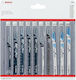 Bosch Jig Saw Blade for Metal and Wood 10pcs 2607011170