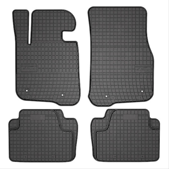 Frogum Set of Front and Rear Mats 4pcs for BMW Series 4 2013-2020 Black