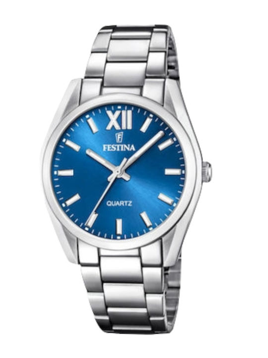 Festina Alegria Дамски Часовник с Сребрист Мета...