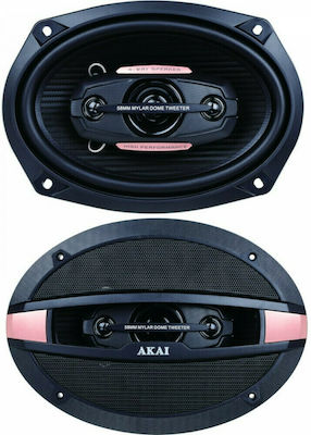 Akai Car Speaker Set TJ-690 6x9" with 89W RMS (4 Way)