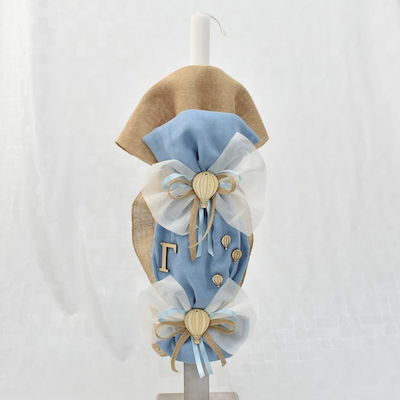 HAPPYNESS christening candle balloon