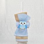 HAPPYNESS baptism candle owl