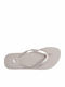 Silver Women's Flip Flops H4L22 KLD005 83S