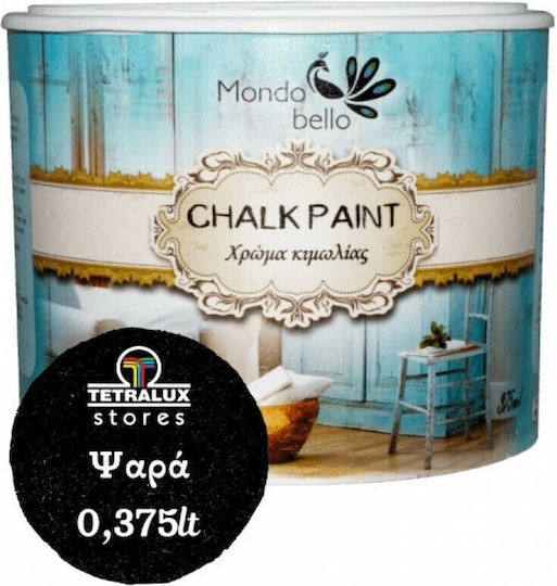 Mondobello Chalk Paint Colour Psara Psara Black 375ml 030642003