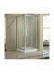 Karag Minimal 100 Διαχωριστικό Ντουζιέρας με Συρόμενη Πόρτα 100x195cm Clear Glass
