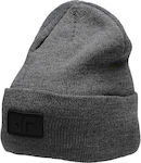 4F Beanie Γυναικείος Σκούφος Πλεκτός σε Γκρι χρώμα