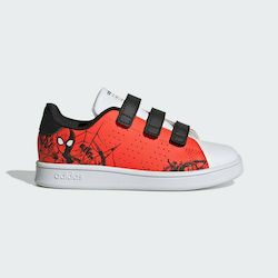 Adidas Παιδικό Sneaker x Marvel Spider-Man Advantage με Σκρατς για Αγόρι Κόκκινο