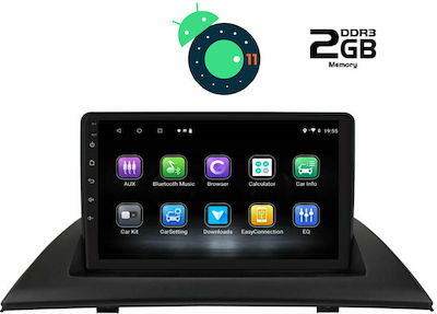 Lenovo Car Audio System for BMW X3 (E83) / X3 Audi A7 2003-2010 (Bluetooth/USB/AUX/WiFi/GPS/Apple-Carplay/CD) with Touch Screen 9" DIQ_LVB_4058