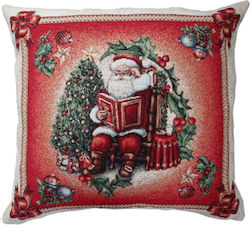 Sette Colori Christmas Decorative Square Pillowcase Red Christmas Show 45x45pcs