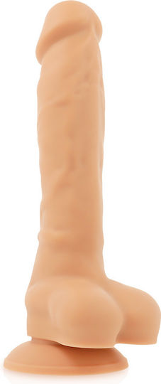 Cock Miller Cock Miller Silicone Density Articulable Cocksil Ρεαλιστικό Dildo με Όρχεις και Βεντούζα Flesh 18cm