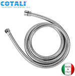 Metallic Shower Hose Chrome Cotali Metal 150cm (1/2")