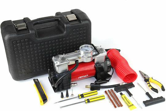 AMiO Τρόμπα Αυτοκινήτου 150PSI με Καλώδιο Αναπτήρα 12V