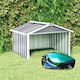 vidaXL Mower Shed Mower Grey 92x97x63cm made of...
