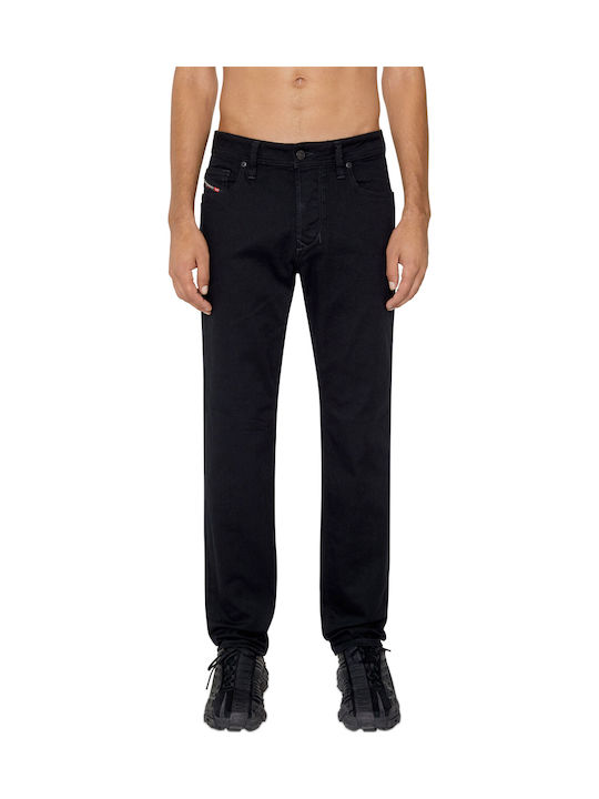 1986 Larkee-beex Men's Jeans Pants with Regular Tapered Fit Black