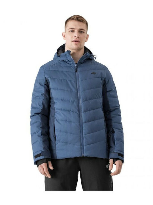 4F Men's Ski & Snowboard Jacket Blue H4Z21-KUMN...